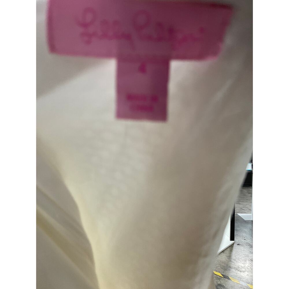 Lilly Pulitzer Ivory Dress with Metallic Embellishments - Picture 3 of 3